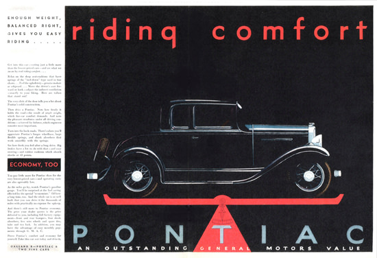 Pontiac Custom Sport Coupe 1931 Economy Too | Vintage Cars 1891-1970