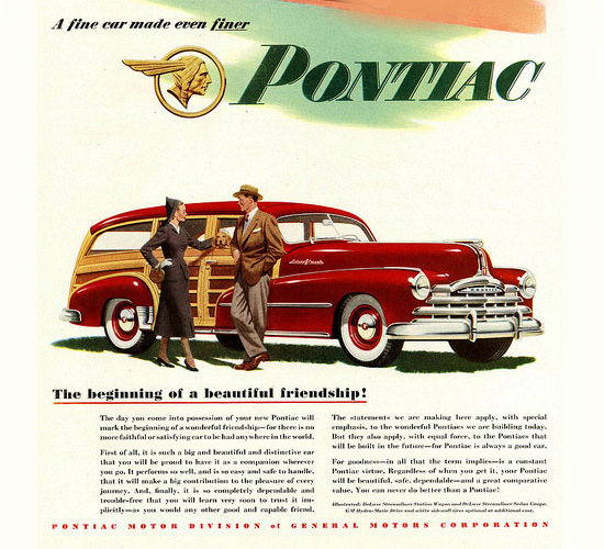 Pontiac Deluxe Streamline Station Wagon 1948 | Vintage Cars 1891-1970