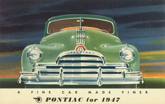 Pontiac Front View 1947 | Vintage Cars 1891-1970