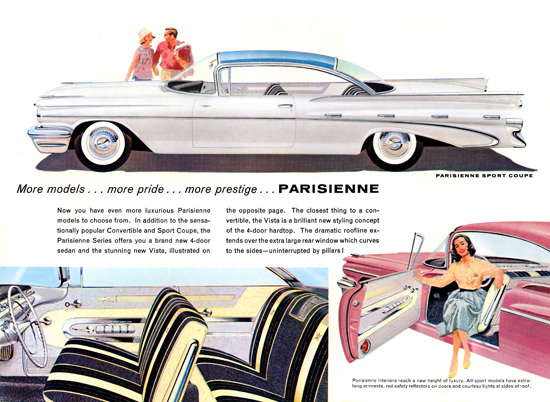 Pontiac Parisienne Sport Coupe White | Vintage Cars 1891-1970