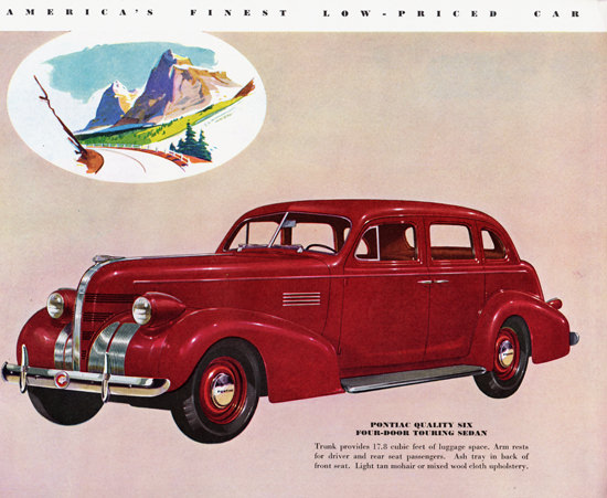 Pontiac Quality Six Touring Sedan 1939 | Vintage Cars 1891-1970