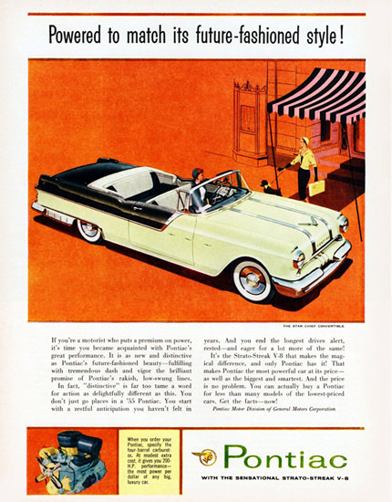 Pontiac Star Chief Convertible 1955 Powered To Much | Vintage Cars 1891-1970