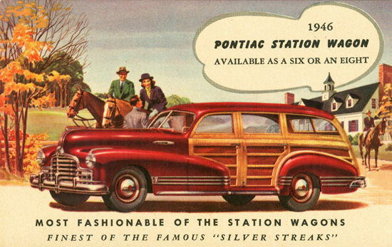 Pontiac Station Wagon 1946 | Vintage Cars 1891-1970