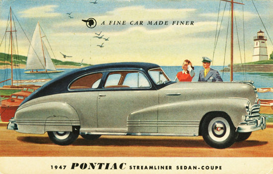 Pontiac Streamliner Sedan Coupe 1947 | Vintage Cars 1891-1970