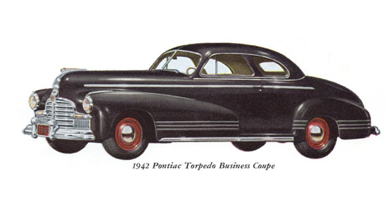 Pontiac Torpedo Business Coupe 1942 | Vintage Cars 1891-1970