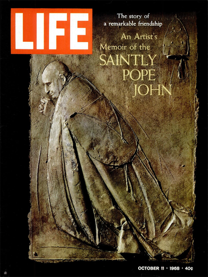 Pope John XXIII Memoir of Saintly 11 Oct 1968 Copyright Life Magazine | Life Magazine Color Photo Covers 1937-1970