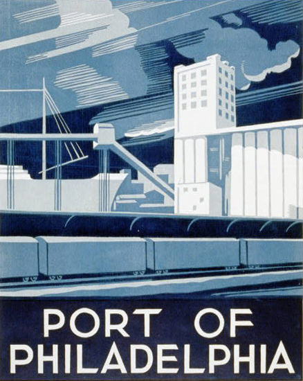 Port Of Philadelphia | Vintage Ad and Cover Art 1891-1970