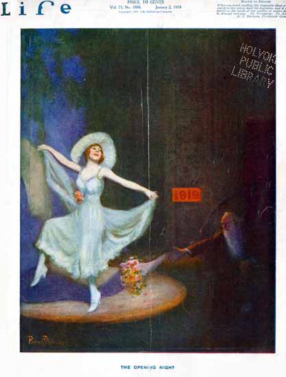 Power OMalley Life Humor Magazine 1919-01-02 Copyright | Life Magazine Graphic Art Covers 1891-1936