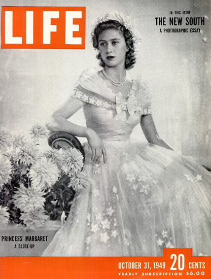 Princess Margaret a Close-Up 31 Oct 1949 Copyright Life Magazine | Life Magazine BW Photo Covers 1936-1970