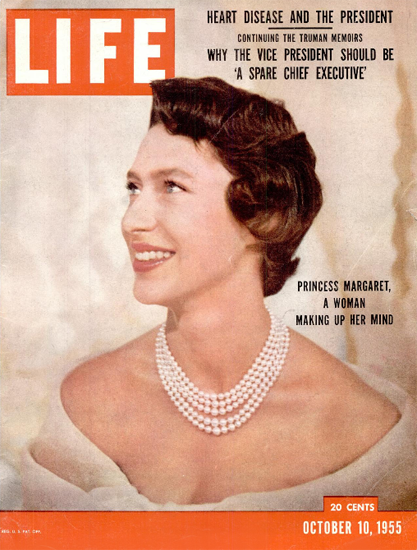 Princess Margaret making up Mind 10 Oct 1955 Copyright Life Magazine | Life Magazine Color Photo Covers 1937-1970