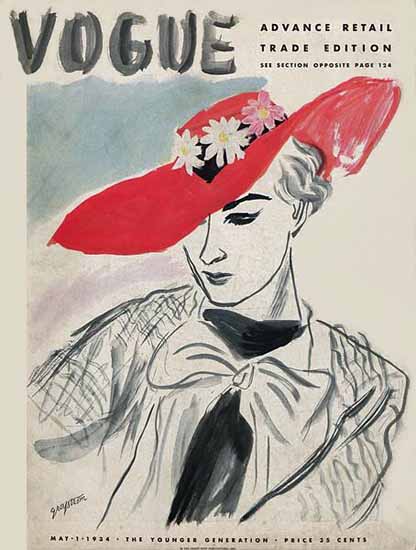 RS Grafstrom Vogue Cover 1934-05-01 Copyright | Vogue Magazine Graphic Art Covers 1902-1958