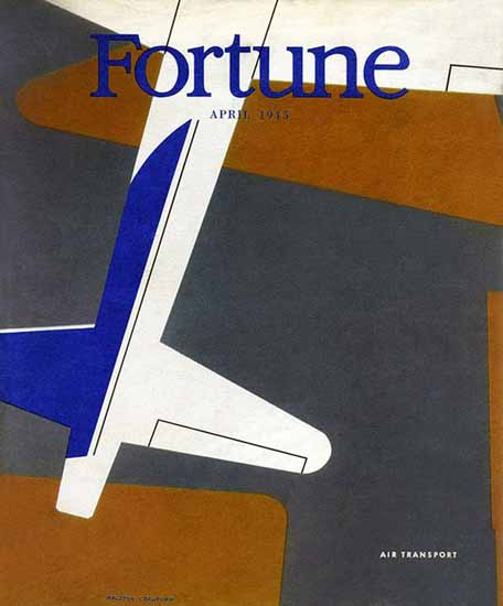 Ralston Crawford Fortune Magazine April 1945 Copyright | Fortune Magazine Graphic Art Covers 1930-1959