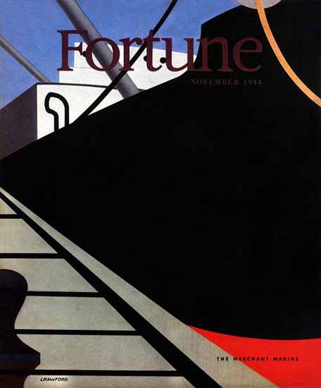 Ralston Crawford Fortune Magazine November 1944 Copyright | Fortune Magazine Graphic Art Covers 1930-1959