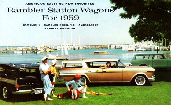 Rambler Station 1959 Rebel Ambassador American | Vintage Cars 1891-1970