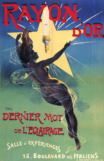 Rayon D Or Eclairage Nude Salle D Experiences | Sex Appeal Vintage Ads and Covers 1891-1970