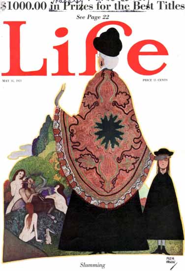 Rea Irvin Life Humor Magazine 1923-05-31 Copyright | Life Magazine Graphic Art Covers 1891-1936