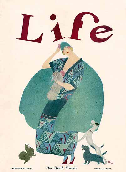 Rea Irvin Life Humor Magazine 1923-10-25 Copyright | Life Magazine Graphic Art Covers 1891-1936