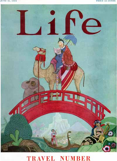 Rea Irvin Life Humor Magazine 1924-06-12 Copyright | Life Magazine Graphic Art Covers 1891-1936