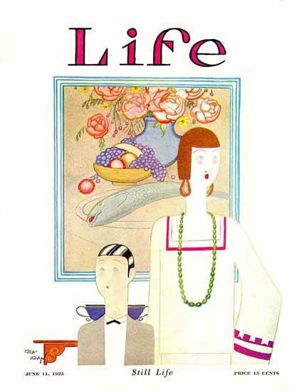 Rea Irvin Life Humor Magazine 1925-06-11 Copyright | Life Magazine Graphic Art Covers 1891-1936