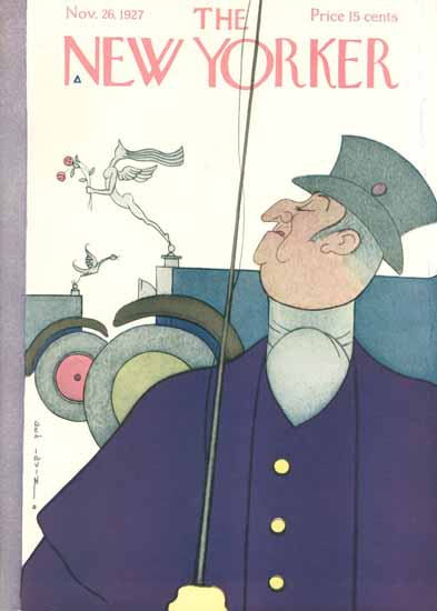 Rea Irvin The New Yorker 1927_11_26 Copyright | The New Yorker Graphic Art Covers 1925-1945