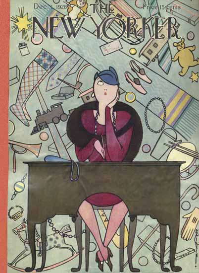 Rea Irvin The New Yorker 1928_12_01 Copyright | The New Yorker Graphic Art Covers 1925-1945