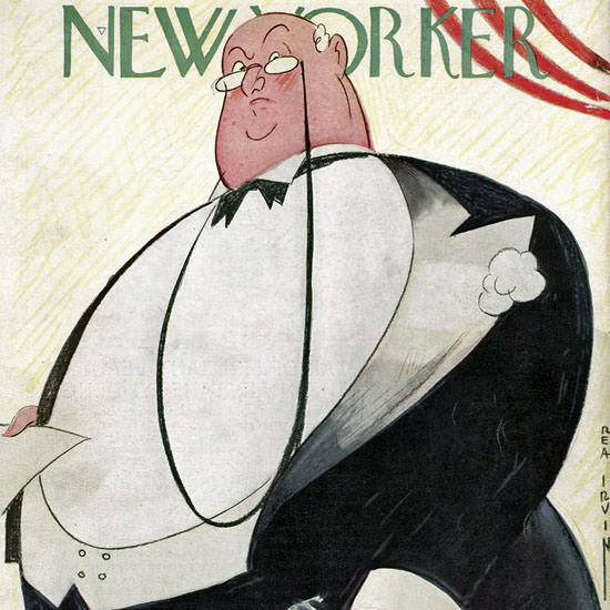 Rea Irvin The New Yorker 1930_01_04 Copyright crop | Best of Vintage Cover Art 1900-1970