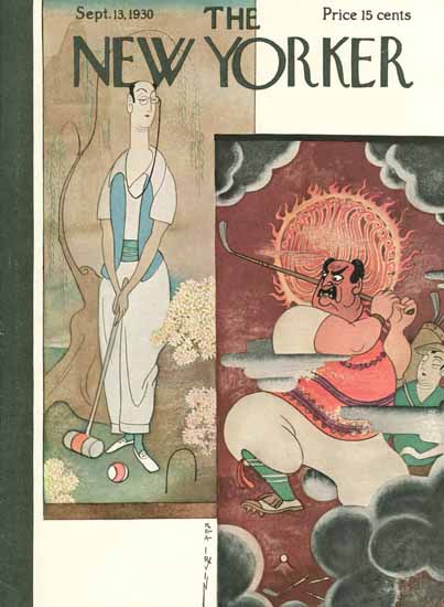 Rea Irvin The New Yorker 1930_09_13 Copyright | The New Yorker Graphic Art Covers 1925-1945