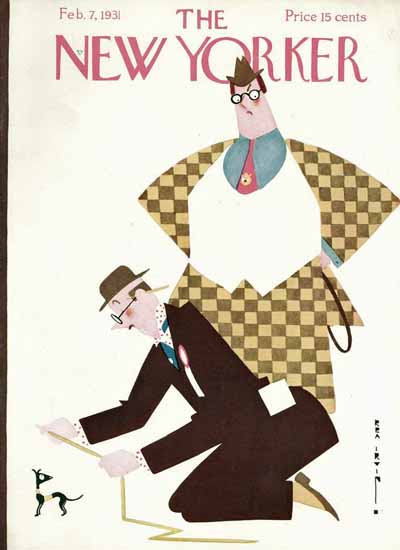 Rea Irvin The New Yorker 1931_02_07 Copyright | The New Yorker Graphic Art Covers 1925-1945