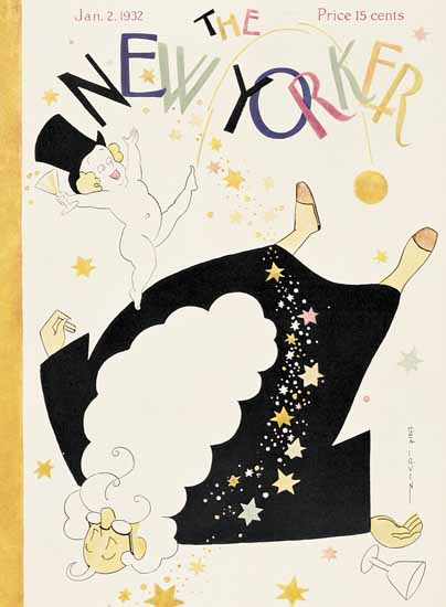 Rea Irvin The New Yorker 1932_01_02 Copyright | The New Yorker Graphic Art Covers 1925-1945