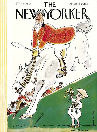 Rea Irvin The New Yorker 1932_10_08 Copyright | The New Yorker Graphic Art Covers 1925-1945