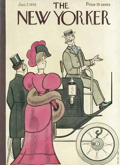 Rea Irvin The New Yorker 1933_01_07 Copyright | The New Yorker Graphic Art Covers 1925-1945