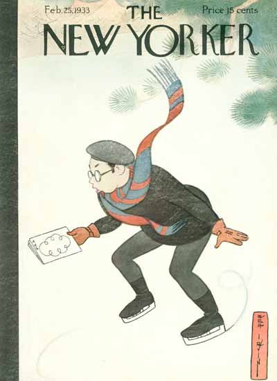 Rea Irvin The New Yorker 1933_02_25 Copyright | The New Yorker Graphic Art Covers 1925-1945