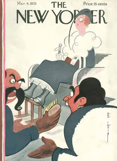 Rea Irvin The New Yorker 1933_03_04 Copyright | The New Yorker Graphic Art Covers 1925-1945