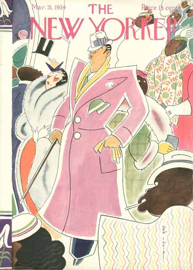 Rea Irvin The New Yorker 1934_03_31 Copyright | The New Yorker Graphic Art Covers 1925-1945