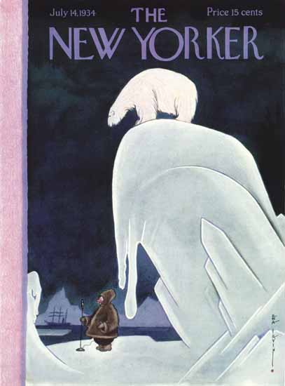 Rea Irvin The New Yorker 1934_07_14 Copyright | The New Yorker Graphic Art Covers 1925-1945