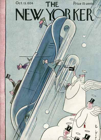 Rea Irvin The New Yorker 1934_10_13 Copyright | The New Yorker Graphic Art Covers 1925-1945