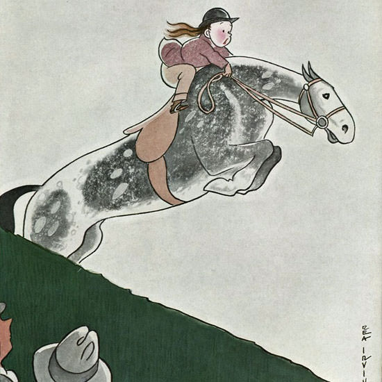 Rea Irvin The New Yorker 1935_08_24 Copyright crop | Best of 1930s Ad and Cover Art