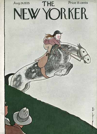 Rea Irvin The New Yorker 1935_08_24 Copyright | The New Yorker Graphic Art Covers 1925-1945