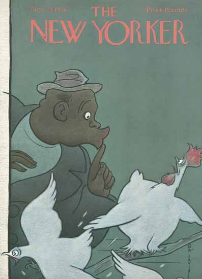 Rea Irvin The New Yorker 1936_11_21 Copyright | The New Yorker Graphic Art Covers 1925-1945