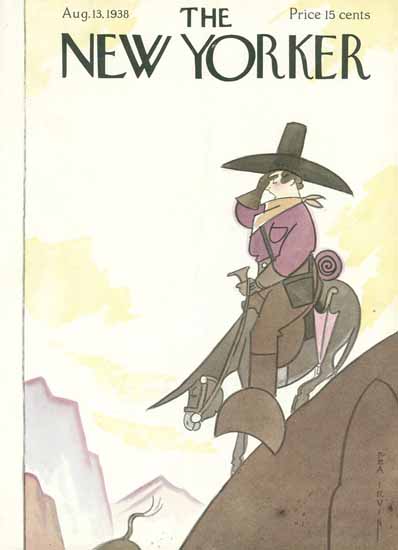 Rea Irvin The New Yorker 1938_08_13 Copyright | The New Yorker Graphic Art Covers 1925-1945