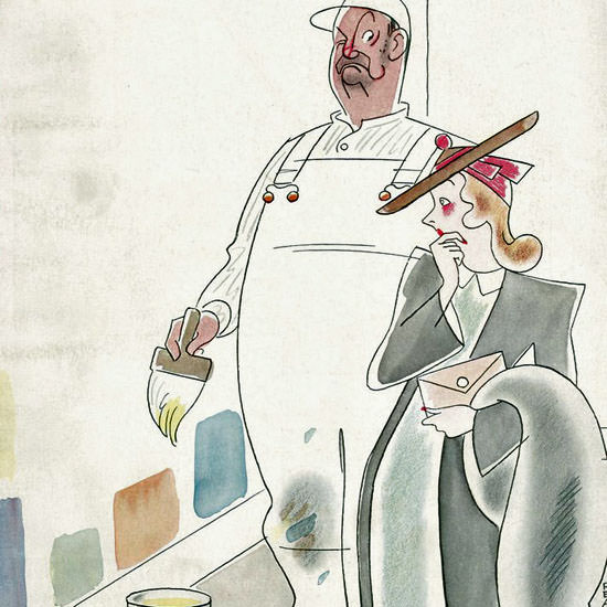 Rea Irvin The New Yorker 1938_09_24 Copyright crop | Best of 1930s Ad and Cover Art