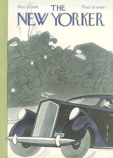 Rea Irvin The New Yorker 1938_11_12 Copyright | The New Yorker Graphic Art Covers 1925-1945