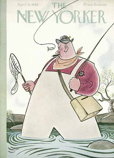 Rea Irvin The New Yorker 1940_04_06 Copyright | The New Yorker Graphic Art Covers 1925-1945