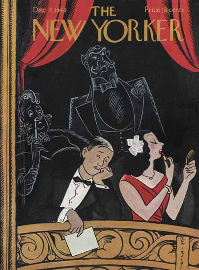 Rea Irvin The New Yorker 1940_12_07 Copyright | The New Yorker Graphic Art Covers 1925-1945