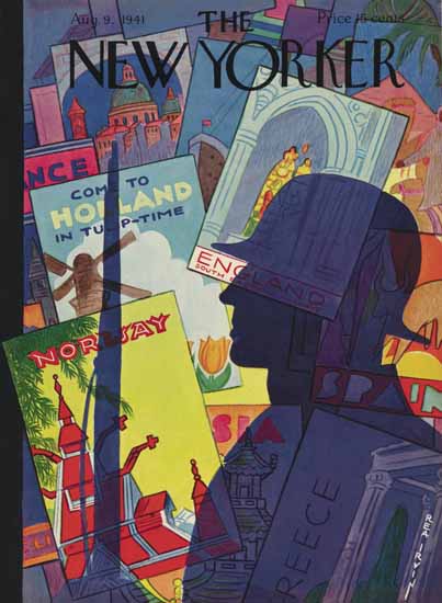 Rea Irvin The New Yorker 1941_08_09 Copyright | The New Yorker Graphic Art Covers 1925-1945