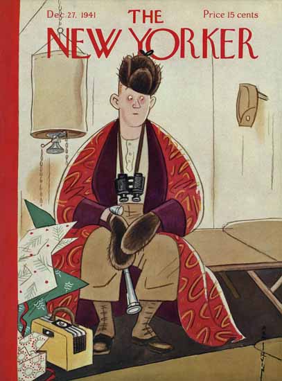 Rea Irvin The New Yorker 1941_12_27 Copyright | The New Yorker Graphic Art Covers 1925-1945