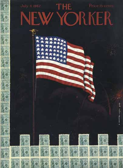 Rea Irvin The New Yorker 1942_07_04 Copyright | The New Yorker Graphic Art Covers 1925-1945