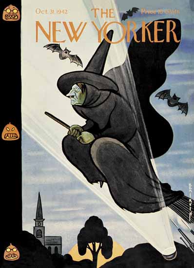 Rea Irvin The New Yorker 1942_10_31 Copyright | The New Yorker Graphic Art Covers 1925-1945