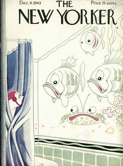 Rea Irvin The New Yorker 1943_12_04 Copyright | The New Yorker Graphic Art Covers 1925-1945