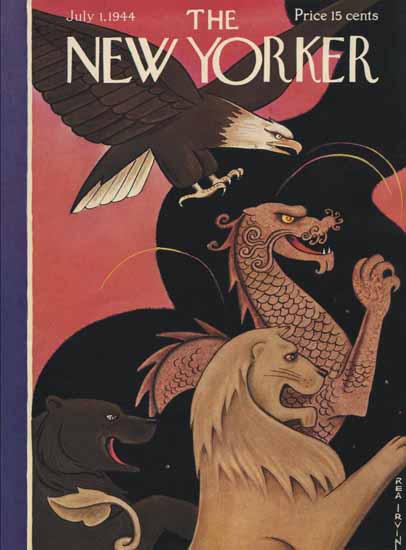 Rea Irvin The New Yorker 1944_07_01 Copyright | The New Yorker Graphic Art Covers 1925-1945